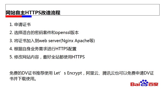 网站自主HTTPS改造流程