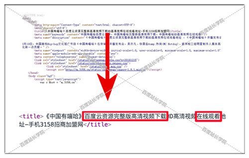 在标题中说明有百度云下载、支持在线观看，但是页面既不能下载，又不能在线观看